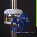 PTFE safety shield flange